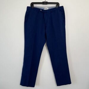 Taylor Stitch Telegraph Wool Linen Blend Lightweight Dress Pants in Blue Size 36